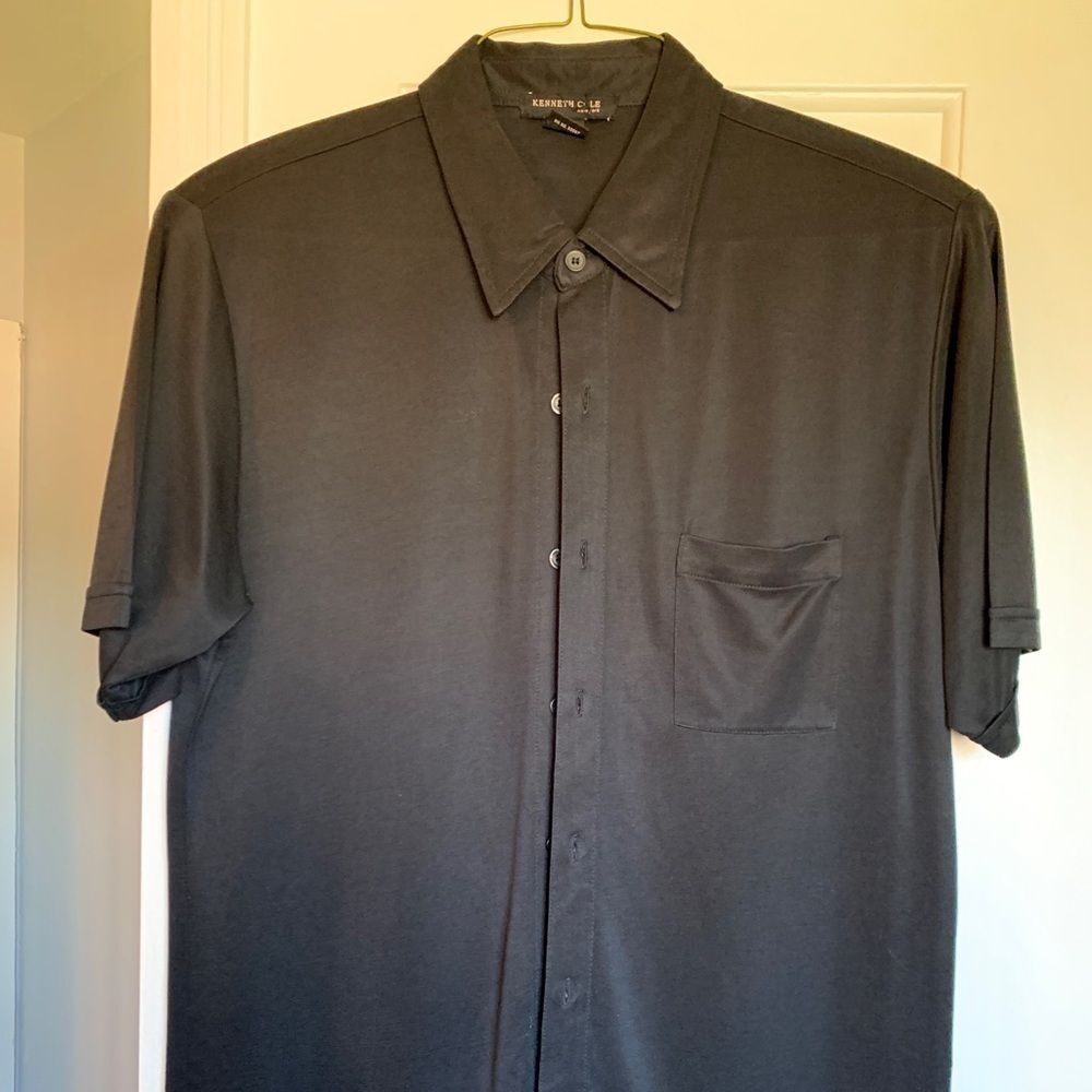 Men's Kenneth Cole Casual Button Down Shirt with Pocket Size M